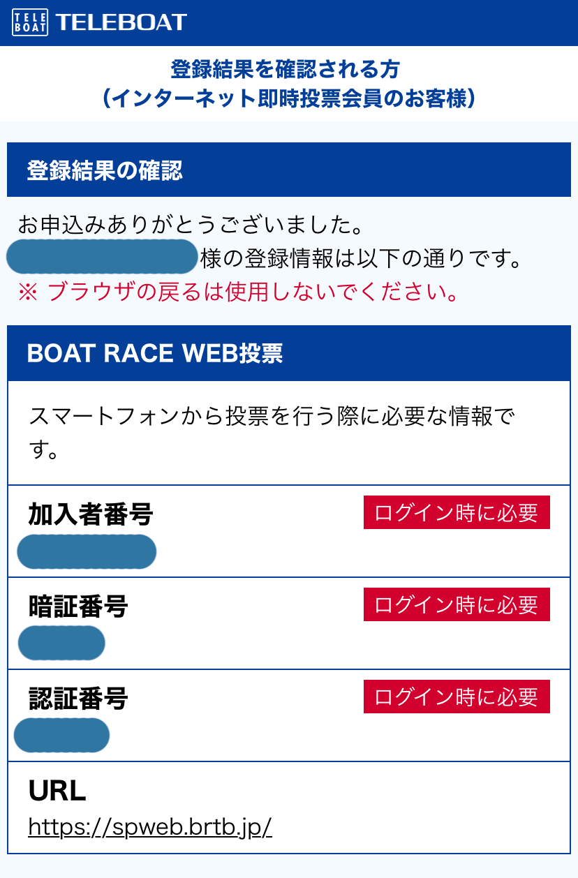 スマートフォン専用の必要情報